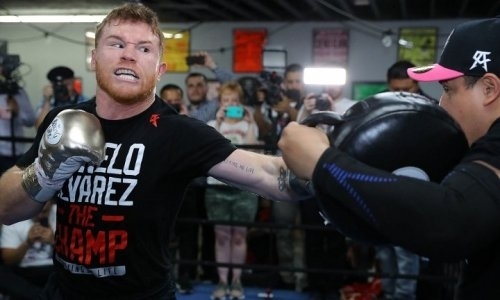 «Канело» показал феноменальную реакцию перед третьим боем с Головкиным. Видео