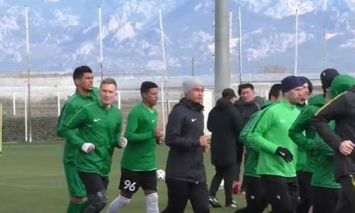 Видео предыгровой тренировки «Атырау» в Турции