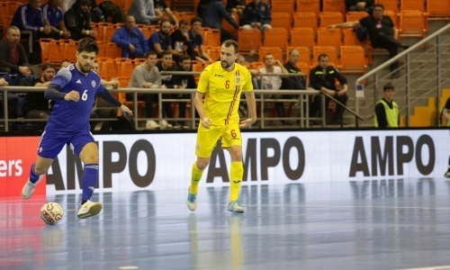 Фоторепортаж с матча элитного раунда ЧМ-2020 Казахстан — Румыния 1:3