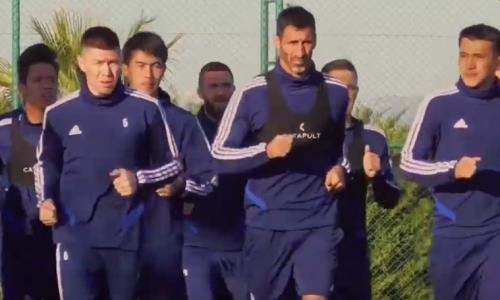 Видео предыгровой тренировки «Ордабасы» в Турции