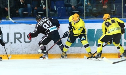 Видеообзор матча ВХЛ «Рубин» — «Сарыарка» 0:2