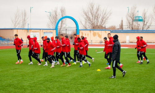 Фоторепортаж с тренировки «Кайсара» в Кызылорде