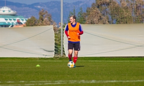 Фоторепортаж с предыгровой тренировки «Акжайыка» в Турции