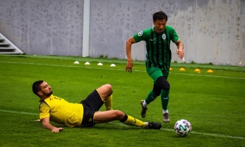 Фоторепортаж с товарищеского матча «Атырау» — «Алай» 0:0