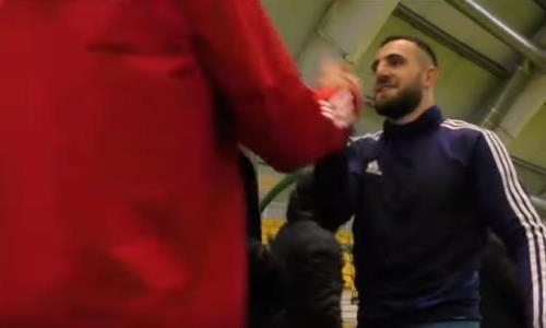 Видео предыгровой тренировки «Кайсара» в Костанае