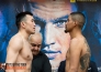 Фоторепортаж со взвешивания непобежденного казахстанского боксера перед боем с «Тайсоном»