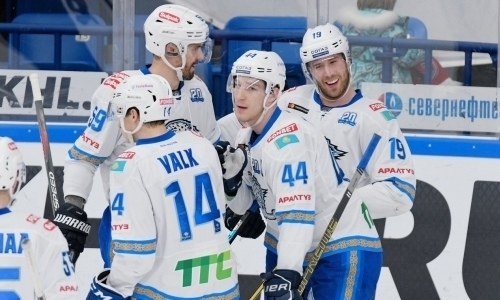 «Барыс» забросил первую шайбу в плей-офф КХЛ. Видео