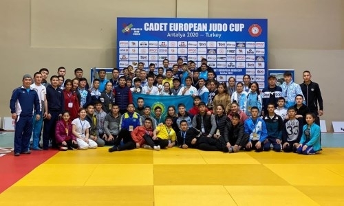 Юные казахстанские дзюдоисты заняли третье место в медальном зачете Кубка Европы