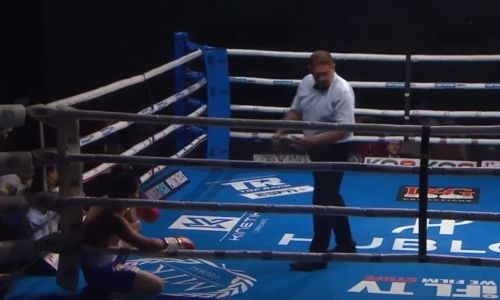 Видео боя, или Как казахстанский боксер за раунд отправил в нокдаун и нокаутировал «звездного» соперника