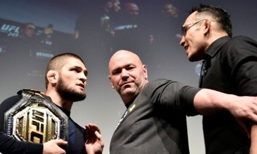 «Никогда не дрался на улице». Нурмагомедов и Фергюсон обменялись «наездами» на пресс-конференции