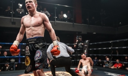 Российский «Канело» плюхой с левой вырубил непобежденного оппонента и завоевал пояс WBA. Видео нокаута