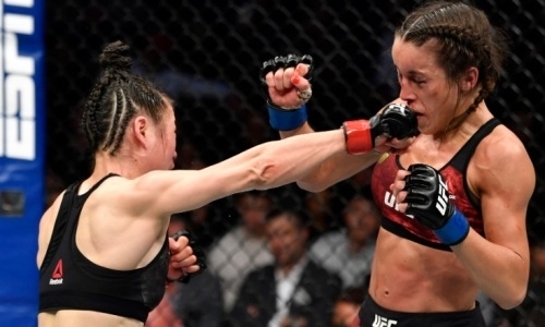 Бывшая чемпионка UFC дралась 15 минут с ужасными гематомами на лице и раздутым лбом. Фото