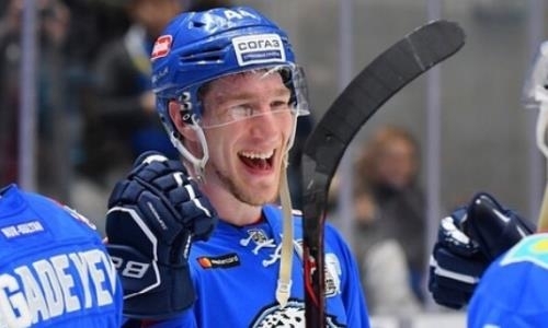 «Барыс» призвал болельщиков оценить шикарные гол и достижение Дица. Видео