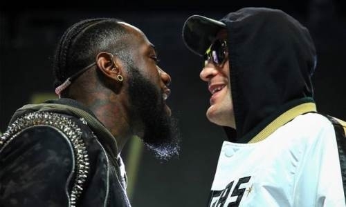 Как Фьюри и Уайлдер по телевизору шутили перед взвешиванием. В Сеть попало уморительное видео