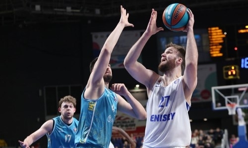 Фоторепортаж с матча ВТБ «Енисей» — «Астана» 64:78