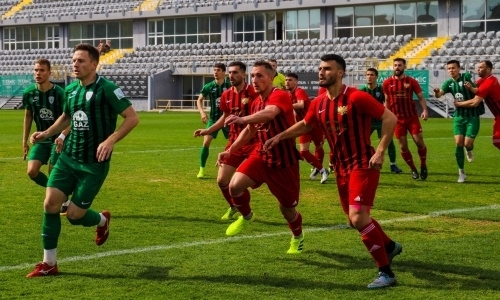 Фоторепортаж с товарищеского матча «Атырау» — «Волгарь» 1:1