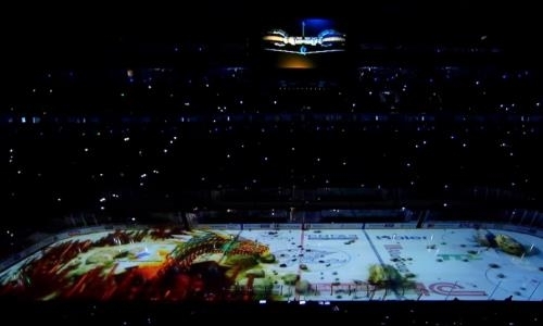 Видео предматчевого 3D шоу «Барыса» в плей-офф-2020
