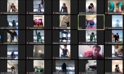 Видео онлайн тренировки игроков «Атырау» во время карантина