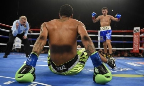 Головкин отмечает годовщину победы нокаутом в бою за четыре чемпионских титула