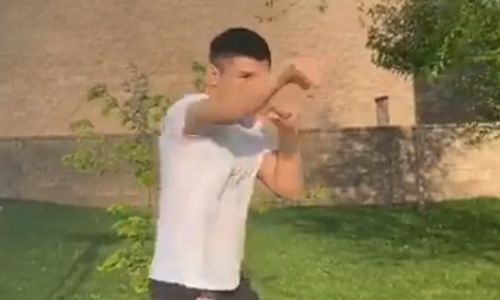 Призер ЧМ по боксу из Казахстана показал видео боя с тенью