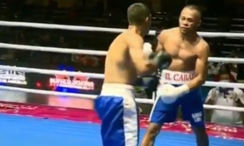Экс-претендент на пояс WBA прямым ударом с правой вырубил оппонента. Видео нокаута