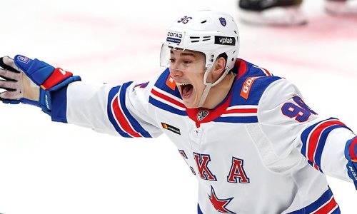 «Всегда мечтал о подобной шайбе». Форвард СКА вспомнил изящный гол «Барысу». Видео