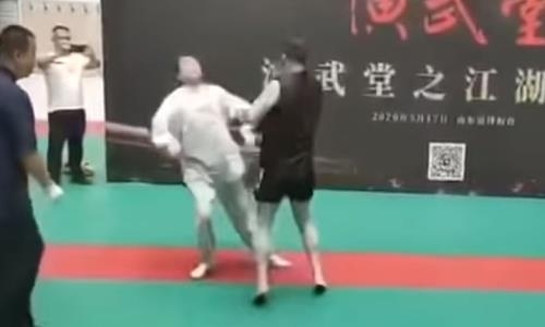 Боец-любитель из MMA за 30 секунд нокаутировал 69-летнего мастера тайцзи. Видео