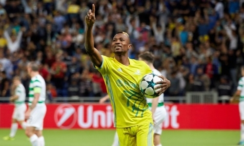 Твумаси вспомнил свой яркий перформанс за «Астану». Видео шикарного гола