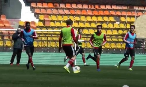 Видео первой тренировки «Актобе» после карантина