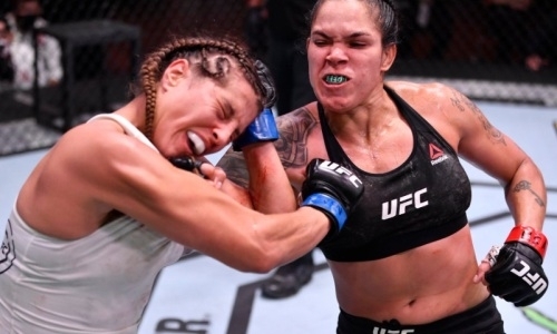 Видео полного боя Аманда Нуньес — Фелиция Спенсер за титул чемпионки UFC