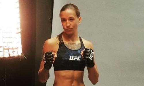 Первая казахстанка в истории UFC провела фотосессию перед дебютным поединком