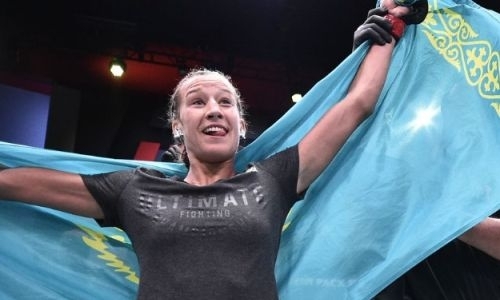 Казахстанка Мария Агапова одним жестом дала всем понять, зачем пришла в UFC. Видео