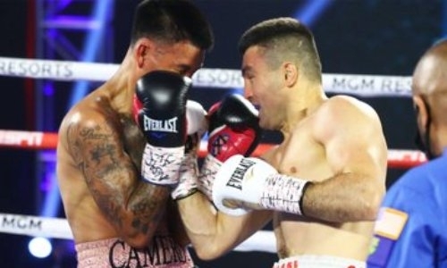 Представлена статистика ударов победного боя казахстанца Моминова в Лас-Вегасе