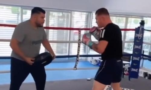 «Канело» продемонстрировал мощь своих ударов перед третьим боем с Головкиным. Видео