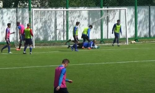 Видео тренировки «Акжайыка» после карантина