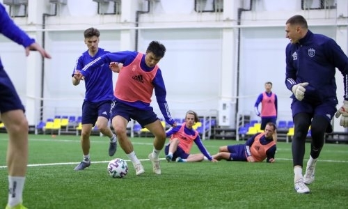 Фоторепортаж с тренировки «Астаны» перед возобновлением КПЛ