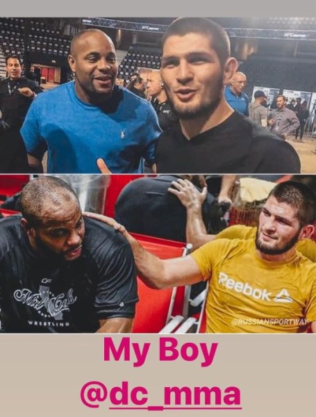 «Мой мальчик». Хабиб Нурмагомедов показал теплые фото с бывшим чемпионом UFC