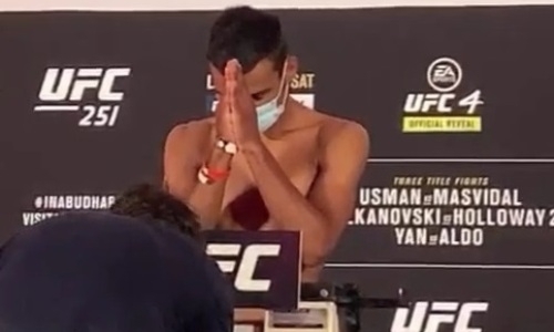 Первый соперник Жалгаса Жумагулова в UFC провалил взвешивание