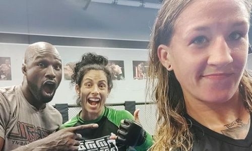 Первая казахстанка в UFC поделилась фото с очередной тренировки