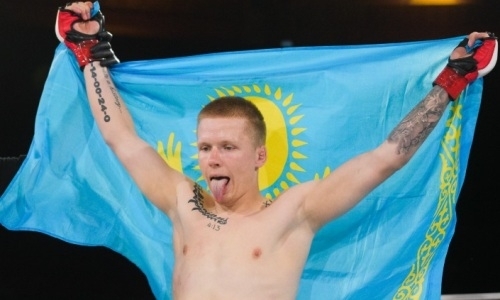 Начавший карьеру с четырех поражений казахстанский файтер в первом раунде «удосрочил» россиянина