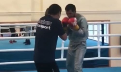 Чемпион WBC, WBA и WBO из Казахстана поделился видео тренировки перед защитой титулов