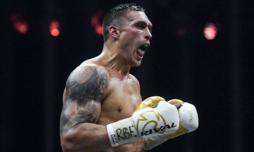 Усик провел забавную тренировку, отработав уклоны и нырки. Видео