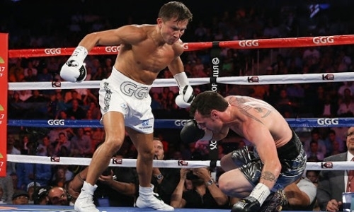 Шесть лет назад Головкин нокаутировал экс-чемпиона мира и одержал 17-ю досрочную победу кряду. Видео