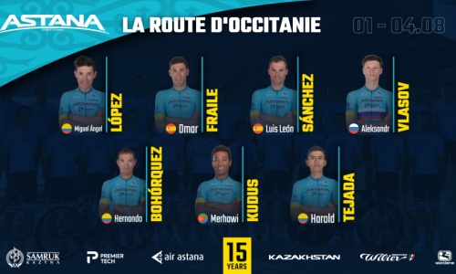 «Астана» объявила состав на «Тур Окситании»