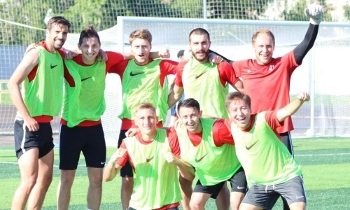 «Кызыл-Жар СК» показал фото с тренировки команды во время карантина