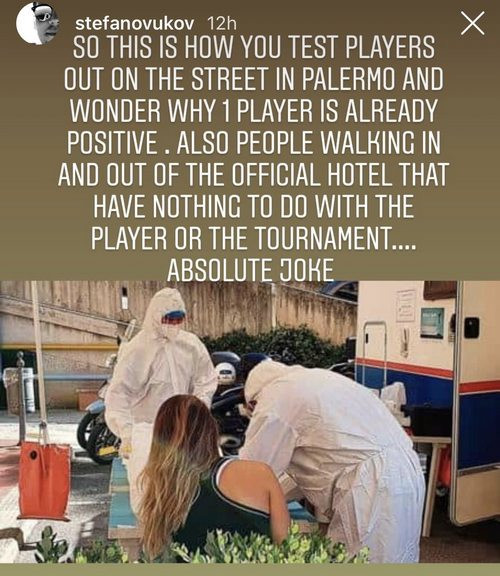 «Это просто посмешище». Тренер казахстанской теннисистки недоволен системой безопасности на турнире в Палермо