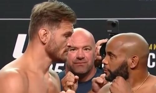 Миочич и Кормье провели последнюю дуэль взглядов перед боем на UFC 252. Видео