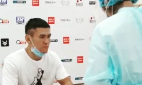 Участники вечера бокса в Алматы прошли тестирование на коронавирус. Видео