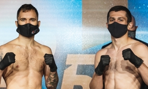 Прямая трансляция боев казахстанцев Калицкого и Очкина против россиян из Екатеринбурга