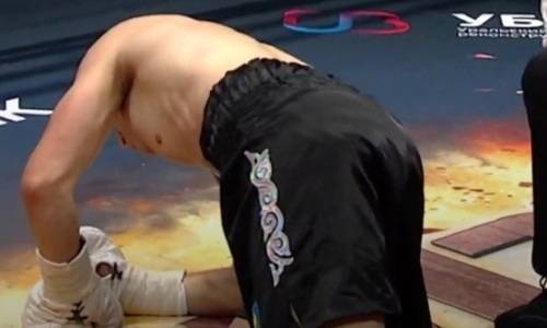 Казахстанский боксер нокаутирован за 80 секунд «Черным львом» из России